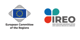 logos for European Committee of the regions and Irish Regions European Office